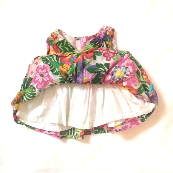 Children’s Place Hawaiian Floral V Neck Top 24 Months - Picture 2 of 5